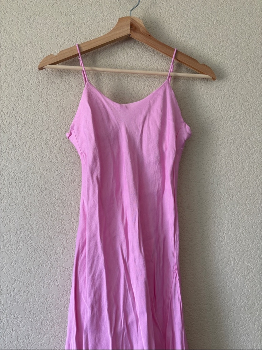 Zara Slip Maxi Dress Featuring Adjustable Straps, Side Leg Slit - Picture 2 of 4